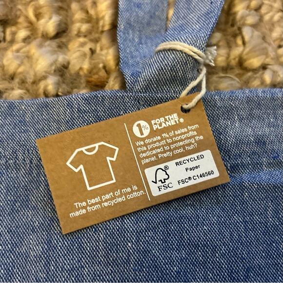 Blue Reusable Tote Bag-Brand new condition - Picture 4 of 6